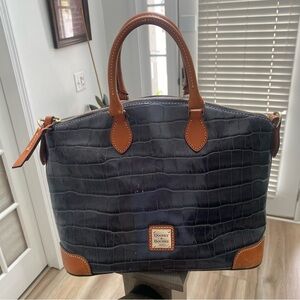 Dooney & Bourke Croc-embossed leather